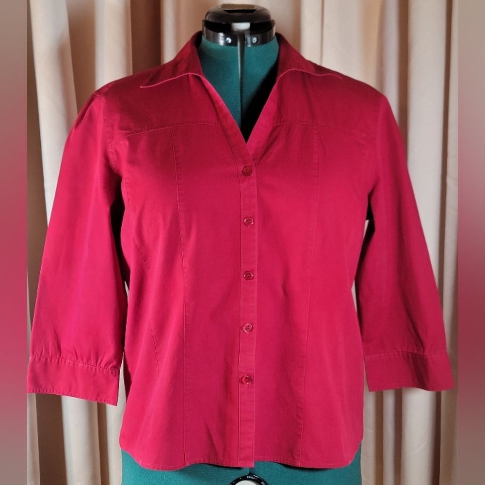 0898. Style & Co. ~ RED As a Stop Sign ~ 12 ~ - Picture 2 of 10